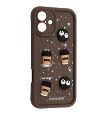 Чохол HAPPY Cookie Case for iPhone 16 Plus Brown mag-2000001563021106669