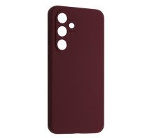 Чохол Silicone Case luxury для Samsung S25 Marsala mag-2000001577325142837