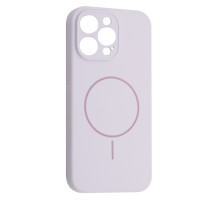 Чохол Silicone Case Full Camera Fine Ring MagSafe for iPhone 15 Pro Purpule Lilac mag-200000158601361871