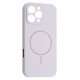 Чохол Silicone Case Full Camera Fine Ring MagSafe for iPhone 16 Pro Purpule Lilac mag-200000158642661912