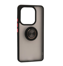 Чохол Gingle Ring Case for Xiaomi Redmi Note 14 4G EU Black mag-2000001598832138931