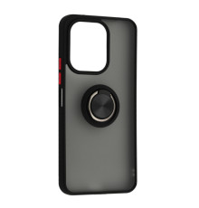 Чохол Gingle Ring Case for Xiaomi Redmi Note 14 5G Black mag-2000001598955136148
