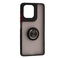 Чохол Gingle Ring Case for Motorola G75 Black mag-2000001599266138049