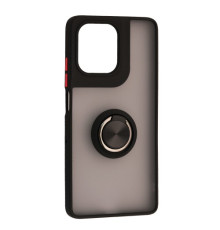 Чохол Gingle Ring Case for Motorola G75 Black mag-2000001599266138049