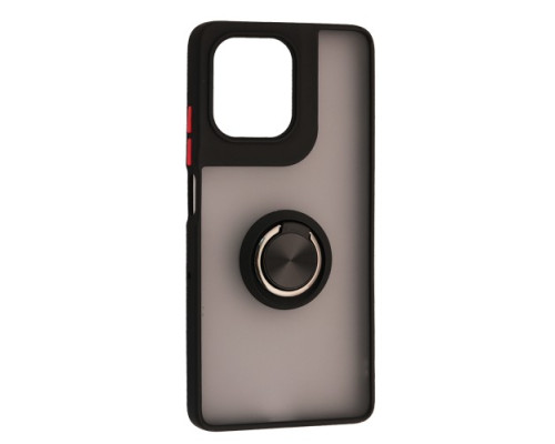 Чохол Gingle Ring Case for Motorola G75 Black mag-2000001599266138049