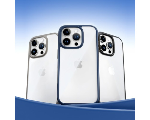 Чохол ROCK Guard TRANSPARENT Series for iPhone 15 Titanium Black mag-200000150781019659