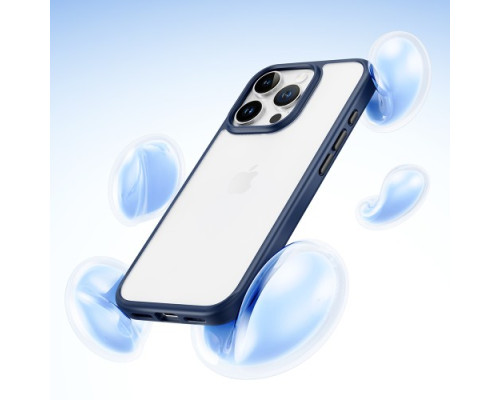 Чохол ROCK Guard TRANSPARENT Series for iPhone 15 Titanium Black mag-200000150781019659