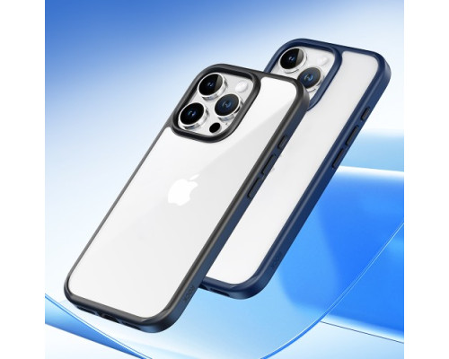 Чохол ROCK Guard TRANSPARENT Series for iPhone 15 Titanium Black mag-200000150781019659