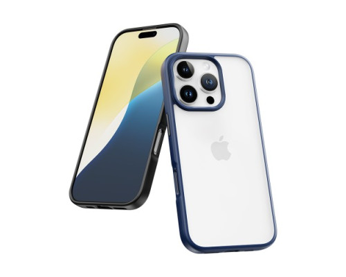 Чохол ROCK Guard TRANSPARENT Series for iPhone 15 Titanium Black mag-200000150781019659