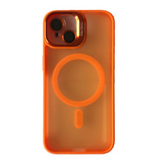 Чохол CASE PRO MATTE FORTABLE CAMERA LENS MAGSAFE for iPhone 15 Orange mag-2000001511695142805