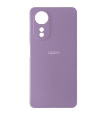 Чохол Silicone Case Full for Oppo A58 Lilac mag-2000001512913105483