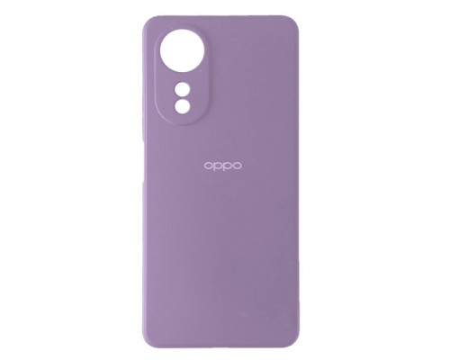 Чохол Silicone Case Full for Oppo A58 Lilac mag-2000001512913105483