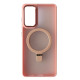 Чохол Matte Ring-MagSafe for Samsung S24+ Світло рожевий mag-200000151756720478