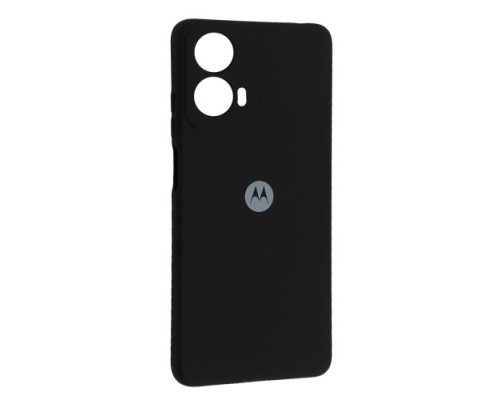 Чохол Silicone Case Full for Motorola G34 4G Black mag-200000152096329625