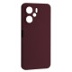 Чохол Silicone Case luxury для Xiaomi Redmi 13C 4G/5G /Poco C65 Marsala mag-2000001530030105804