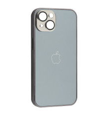 Чохол NEW GLASS MAGSAFE Case for iPhone 14 Titanium grey mag-200000153964451409