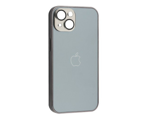 Чохол NEW GLASS MAGSAFE Case for iPhone 15 Titanium gray mag-200000153988051433