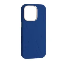 Чохол Flower Liquid Silicone Case MagSafe для iPhone 15 Pro Max Quiet Blue mag-2000001650417145849