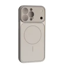 Чохол NEW AG GLASS MagSafe Case for iPhone 13 Pro Silver mag-2000001659991146772