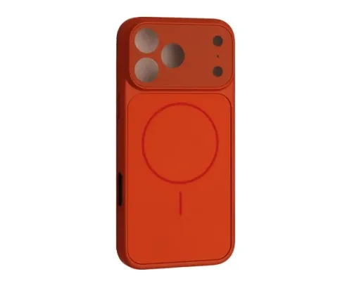 Чохол NEW AG GLASS MagSafe Case for iPhone 17 Pro Orange mag-2000001660492146822