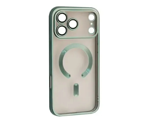 Чохол SHINING Camera MagSafe for iPhone 17 Pro Max Green mag-2000001664766151768