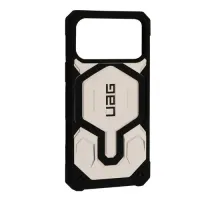 Чохол ударостійкий UAG MONARCH PRO MAGSAFE for iPhone 17 Pro (Carbon fiber) Titanium mag-2000001667002152272