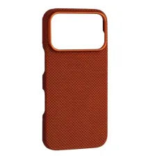 Чохол Kevlar Case MagSafe open window для iPhone 17 Pro Brick Pattern Orange mag-2000001671092153198