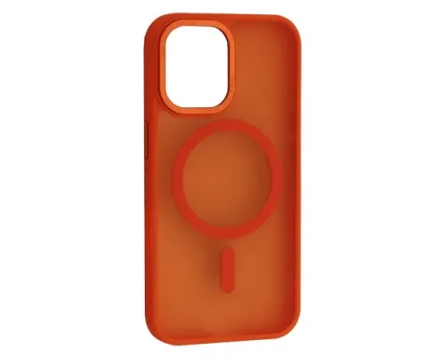Чохол GUARD MATTE MagSafe for iPhone 16 Orange mag-2000001673775154043