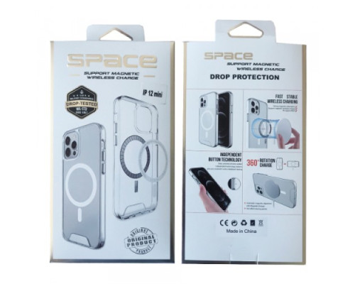 Чохол SPACE MagSafe Drop Protection for iPhone XS Transparent mag-2000001601891137704