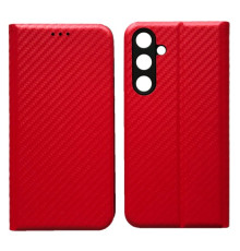 Чехол-книжка Carbon for Samsung S24 FE Red mag-2000001607206140182