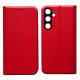 Чехол-книжка Carbon for Samsung S24 FE Red mag-2000001607206140182