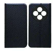 Чехол-книжка Carbon for Xiaomi Redmi 14C/А4/Poco C75 Dark Blue mag-2000001607312145919