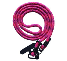 Шнурок LONG (150см) 8mm з карабіном + тримач для чохлів (універсальний) Purple mix mag-2000001613788140068