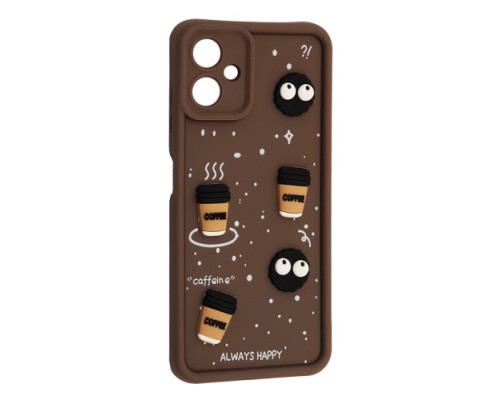 Чохол Happy для Samsung A06 (A065) Brown mag-2000001615843143356