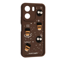 Чохол Happy для Xiaomi Redmi 13C Brown mag-2000001616581143426