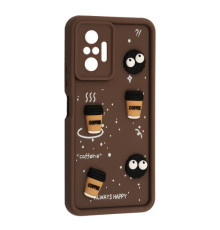 Чохол Happy для Xiaomi Redmi Note 10 Pro Brown mag-2000001616680143436