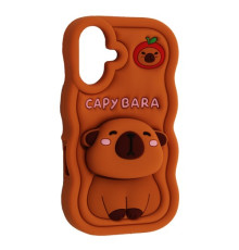 Чохол CAPYBARA for iPhone 16 Brown mag-2000001618134140866