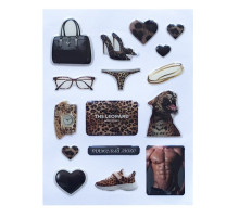 Набір наклейок 3D STICKERS Fashin style 26 mag-2000001626399142157