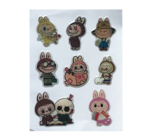 Набір наклейок 3D STICKERS Labubu 9 mag-2000001626993142446
