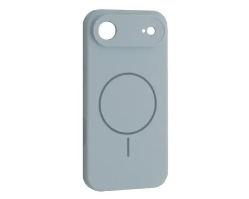 Чохол Silicone Case Full Camera Fine Ring MagSafe for iPhone 17 Air New Sky Blue mag-2000001628393145218