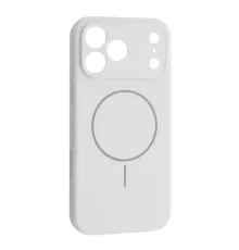 Чохол Silicone Case Full Camera Fine Ring MagSafe for iPhone 17 Pro White mag-2000001628690145238