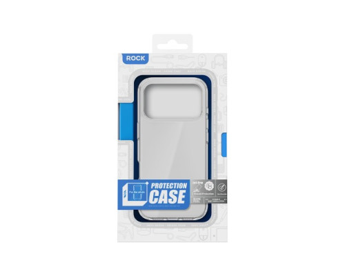 Чохол ROCK Crystal Shield Transparent Protection Case for iPhone 17 Transparent mag-2000001631812143178