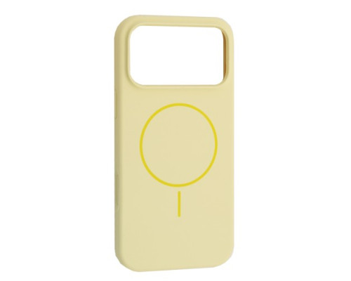 Чохол Silicone Case with MagSafe for iPhone 17 Pro Custard mag-2000001632987143284