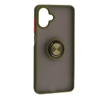 Чохол Gingle Ring Case for Samsung A07 Khaki mag-2000001633977145340