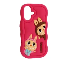 Чохол LABUBU Case for iPhone 16 Hot pink mag-2000001637111143848