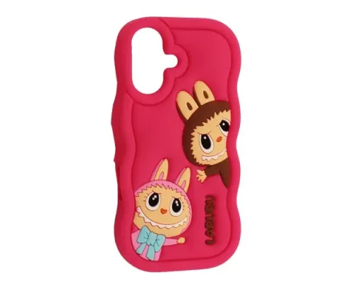 Чохол LABUBU Case for iPhone 16 Hot pink mag-2000001637111143848