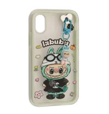 Чохол LABUBU (з брелком) for iPhone XR Mint mag-2000001637562143868