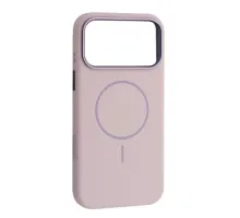 Чохол Liquid Silicone Case Metal Camera MagSafe для iPhone 17 Pro Max Morandi purple mag-2000001638484144120
