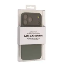 Чохол KZDOO Air Carbon for iPhone 17 Pro Max Green mag-2000001639511144299