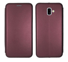 Чохол-книжка Level for Samsung J6 Plus 2018 Marsala mag-200000096258029450